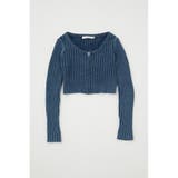 STONE WASH ZIP UP ニットカーディガン | MOUSSY OUTLET | 詳細画像17