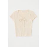 O/WHT1 | RIBBON CABLE ニット | MOUSSY OUTLET
