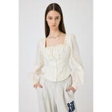 PUFF SLEEVE CORSET FIT ブラウス | MOUSSY OUTLET | 詳細画像5