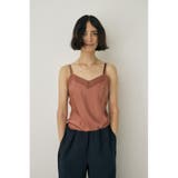 PNK | サテンキャミソール リサイクルポリエステル×レーヨン素材 | MOUSSY OUTLET