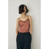 サテンキャミソール リサイクルポリエステル×レーヨン素材 | MOUSSY OUTLET | 詳細画像18 
