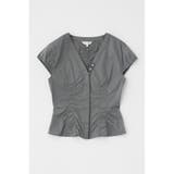 CAPSLEEVE BUTTON シャツ | MOUSSY OUTLET | 詳細画像20 
