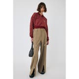 BEG | ZIP UP WIDE トラウザーズ | MOUSSY OUTLET