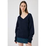 D/NVY3 | V NECK セーター | MOUSSY OUTLET