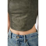 F/LEATHER BUSTIER トップス | MOUSSY OUTLET | 詳細画像16 