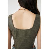 F/LEATHER BUSTIER トップス | MOUSSY OUTLET | 詳細画像15 