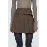 BRN | LOW SLUNG PLEATED MINI スカート | MOUSSY OUTLET