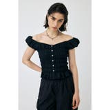 OPEN NECK GATHER ブラウス | MOUSSY OUTLET | 詳細画像8