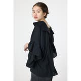 BLK | ボリュームフリルチュニック | RODEO CROWNS WIDE BOWL