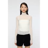 SHEER TURTLE NECK ニットトップス | MOUSSY OUTLET | 詳細画像4