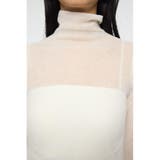 SHEER TURTLE NECK ニットトップス | MOUSSY OUTLET | 詳細画像7