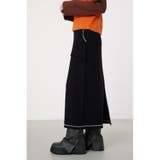 スウェットライクカラーステッチニットスカート | RODEO CROWNS WIDE BOWL | 詳細画像2