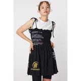 BLK | ランダムテキストシャーリングキャミチュニック | RODEO CROWNS WIDE BOWL