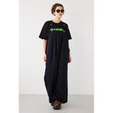 BLK | タックワイドサロペット | RODEO CROWNS WIDE BOWL