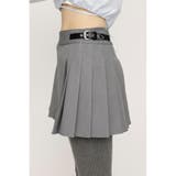 OPEN ZIP PLEATS ショートスカート | SLY OUTLET | 詳細画像7