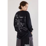 BLK | 梨地VネックロングスリーブTシャツ | RODEO CROWNS WIDE BOWL