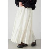 O/WHT1 | パレットティアードスカート | RODEO CROWNS WIDE BOWL