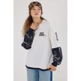 オーバーロゴレイヤードロングスリーブTシャツ | RODEO CROWNS WIDE BOWL | 詳細画像3 