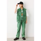 （WEB限定）カラーデニムベスト | RODEO CROWNS WIDE BOWL | 詳細画像4 