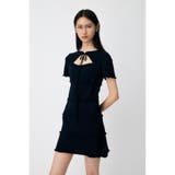 BOW DESIGN KNIT ミニ  ドレス | MOUSSY OUTLET | 詳細画像6 