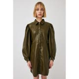 F／LEATHER MINI ワンピース | MOUSSY OUTLET | 詳細画像14 