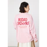 L/PNK1 | BACK刺繍ロングTシャツ | RODEO CROWNS WIDE BOWL