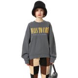 L/BLK1 | WASHED LOGO スウェット | SLY OUTLET