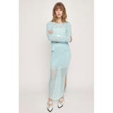 CROCHET I LINE ロングスカート | SLY OUTLET | 詳細画像3