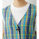 チェックノースリーブジレ | RODEO CROWNS WIDE BOWL | 詳細画像4