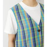 チェックノースリーブジレ | RODEO CROWNS WIDE BOWL | 詳細画像5