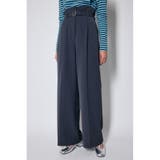 BELTED HIGH WAIST ワイドパンツ | MOUSSY OUTLET | 詳細画像4