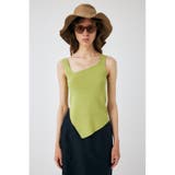 LIME | ASYMMETRY HEM KNIT タンクトップ | MOUSSY OUTLET