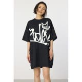 BLK | BIG SIGN LOGO Tワンピース | RODEO CROWNS WIDE BOWL