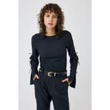 L/BLK1 | SLEEVE RIBBON トップス | MOUSSY OUTLET