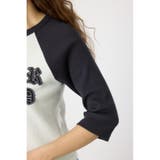 ダメージアップリケラグランリブ Tシャツ | RODEO CROWNS WIDE BOWL | 詳細画像11