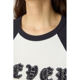 ダメージアップリケラグランリブ Tシャツ | RODEO CROWNS WIDE BOWL | 詳細画像9