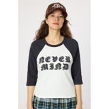 ダメージアップリケラグランリブ Tシャツ | RODEO CROWNS WIDE BOWL | 詳細画像6