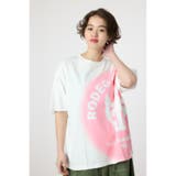 O/WHT1 | クラウン ハーフトーン Tシャツ | RODEO CROWNS WIDE BOWL