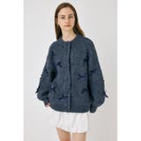 NVY | RIBBON FANCY カーディガン | MOUSSY OUTLET