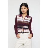 STRIPE ZIP UP KNIT シャツ | MOUSSY OUTLET | 詳細画像19 