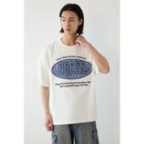 WHT | エンボスデニムロゴTシャツ | RODEO CROWNS WIDE BOWL