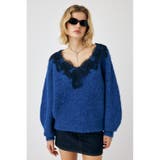 LACE TRIMMED V NECK セーター | MOUSSY OUTLET | 詳細画像15 