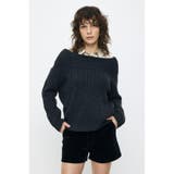 T.GRY | OVER RIB OFF SHOULDER トップス | MOUSSY OUTLET
