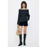OVER RIB OFF SHOULDER トップス | MOUSSY OUTLET | 詳細画像21