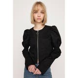 FRONT ZIP SHIRRING ブラウス | SLY OUTLET | 詳細画像3