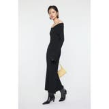BIG COLLAR KNIT ドレス | MOUSSY OUTLET | 詳細画像3