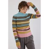 柄SAX5 | マルチボーダーニットトップス | RODEO CROWNS WIDE BOWL