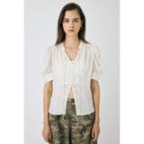 GATHERED SHOULDER ハーフスリーブブラウス | MOUSSY OUTLET | 詳細画像6