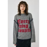 T.GRY | KNITTED WORDS セーター | MOUSSY OUTLET