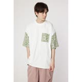 WHT | パターンミックスTシャツ | RODEO CROWNS WIDE BOWL